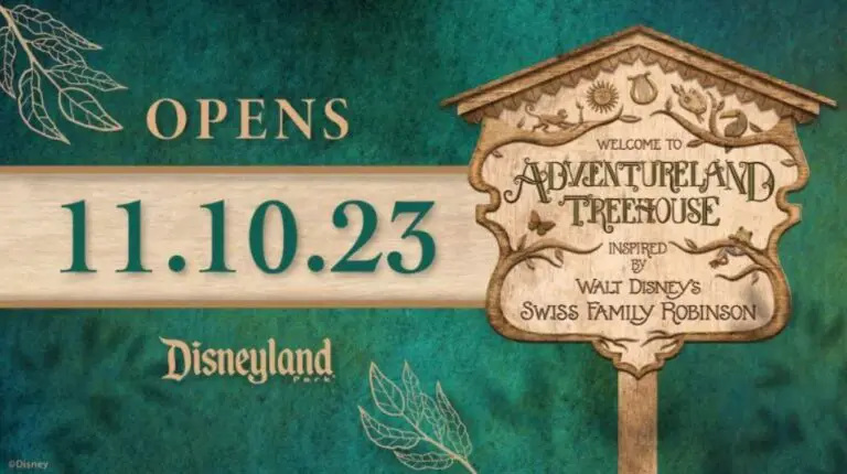 Adventureland Treehouse Finally Opening in Disneyland on November 10, 2023