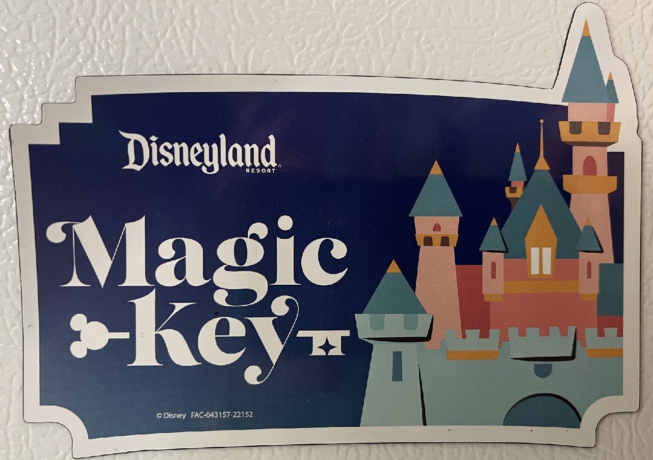 Disneyland Magic Key Magnet
