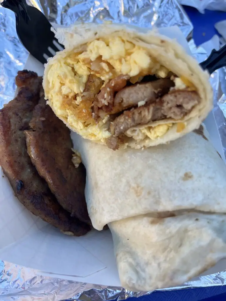 Galactic Grill American Breakfast Burrito
