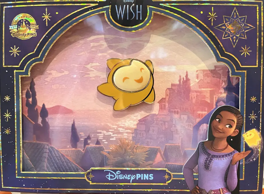Disney Wish Star Light-Up Pin