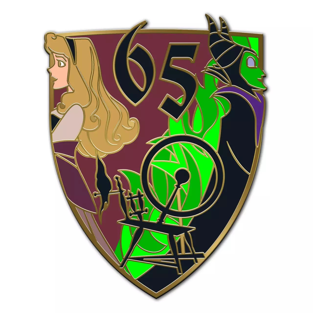 D23-Exclusive Sleeping Beauty 65th Anniversary Pin – Limited Edition