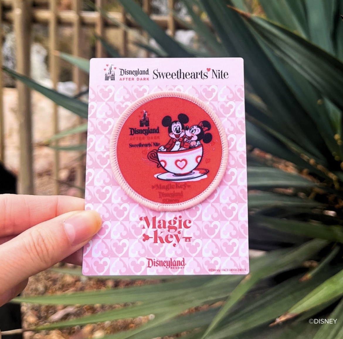 Disneyland After Dark Sweethearts' Nite Magic Key Exclusive Patch