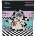 Disney Mickey & Minnie Date Night Diner Jukebox 3" Collector Box Pin