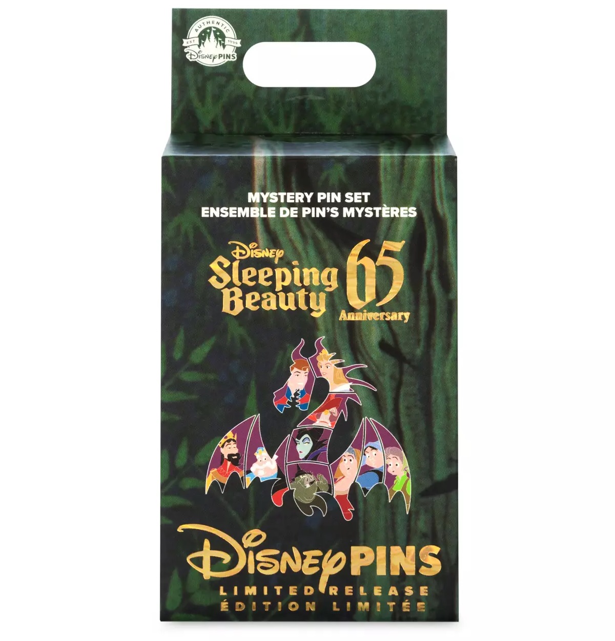 Sleeping Beauty 65th Anniversary Mystery Pin Blind Pack – 2-Pc.-1