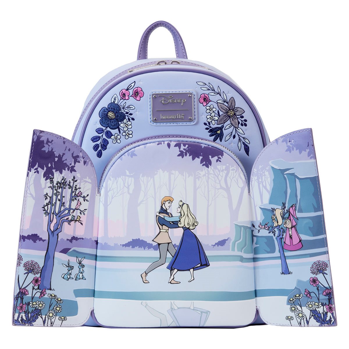 Disney Sleeping Beauty 65th Anniversary Floral Scene Mini-Backpack