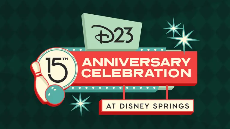 D23 15th Anniversary Celebration at Disney Springs Pin Catalog