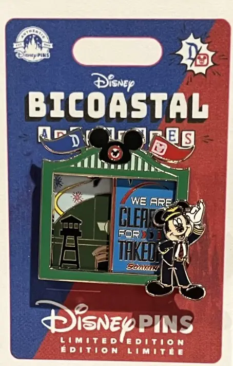 Disney Parks BiCoastal Adventures - Mickey Mouse Soarin Pin