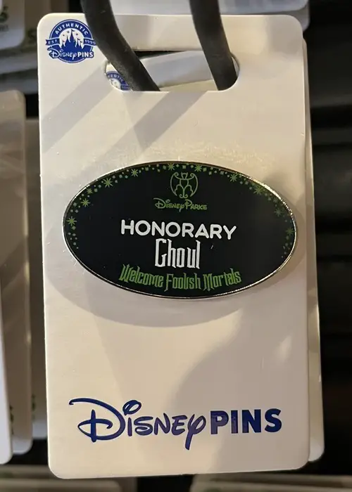 Disney Parks Honorary Cast Member Nametag Inspired Pins - Ghoul
