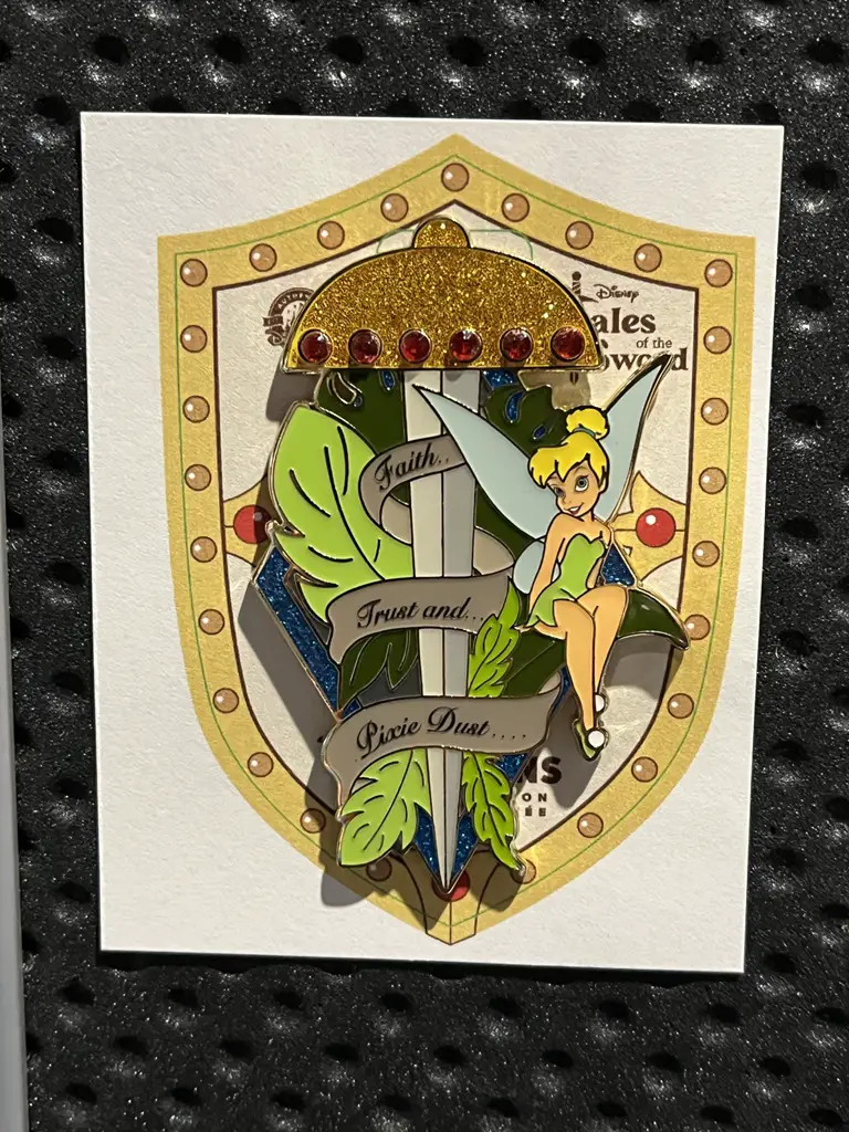 Disney Tales of the Sword Collection - Tinkerbell Pins Released March 12 2024