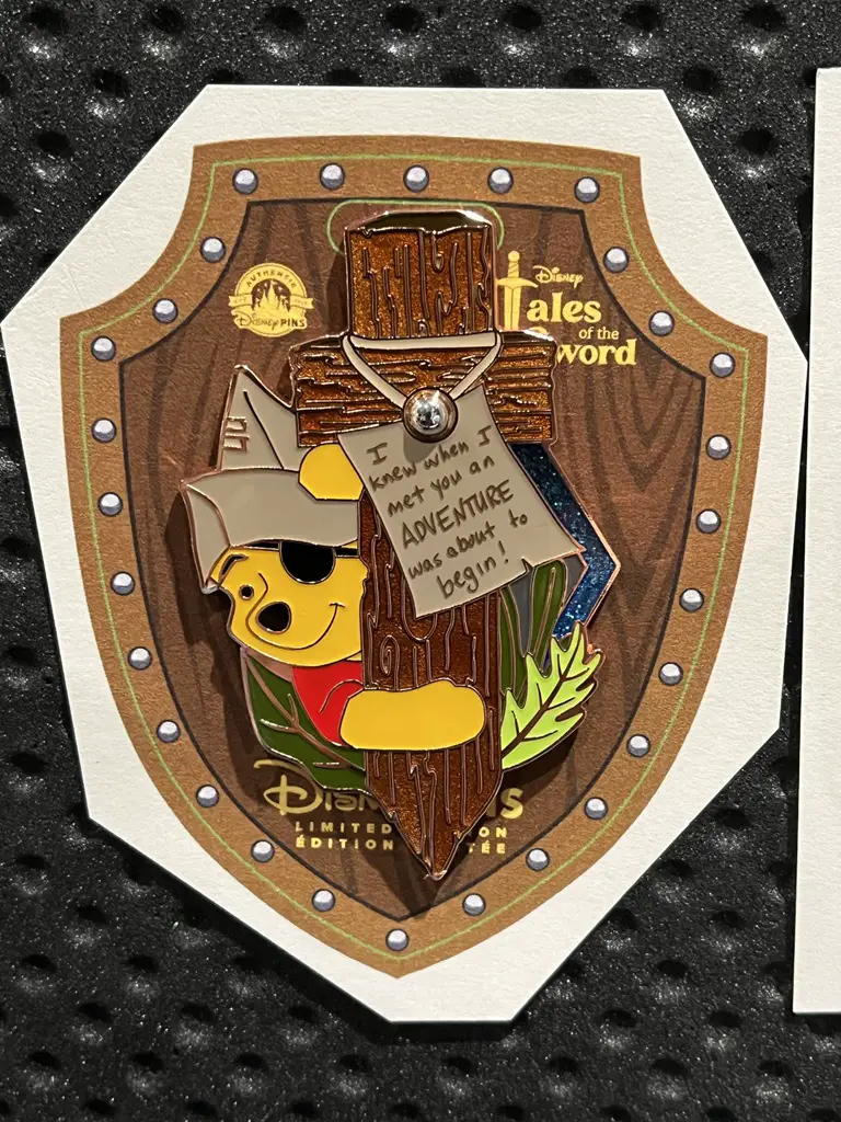 Disney Tales of the Sword Collection - Winnie the Pooh Pins Released March 12 2024
