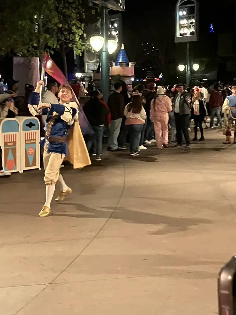 Disneyland After Dark Sweethearts' Nite Royal Cavalcade Flag Bearer 2