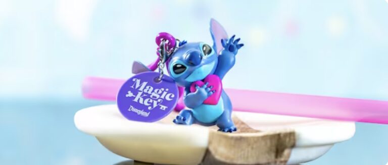 Disneyland Magic Key Stitch Straw Clips Coming Soon