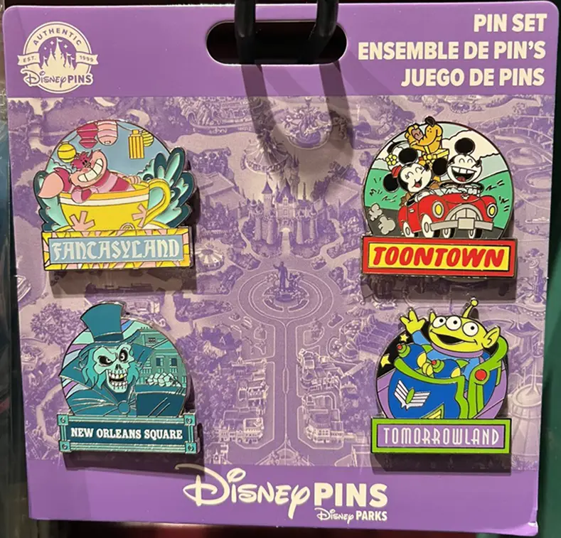 Disneyland Park Booster Pin Set