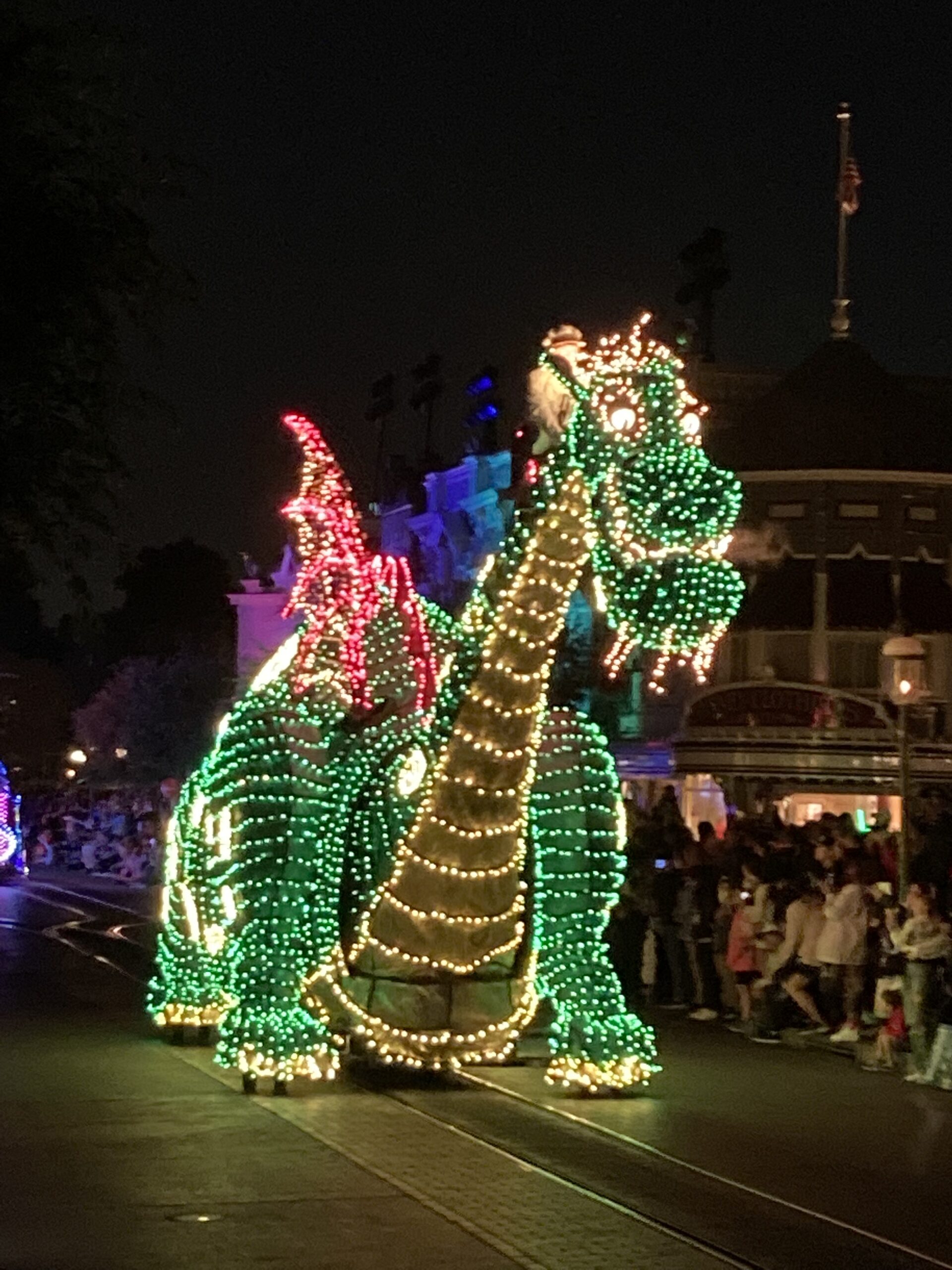 Elliot from Pete's Dragon and the Main Street Electrical Parade