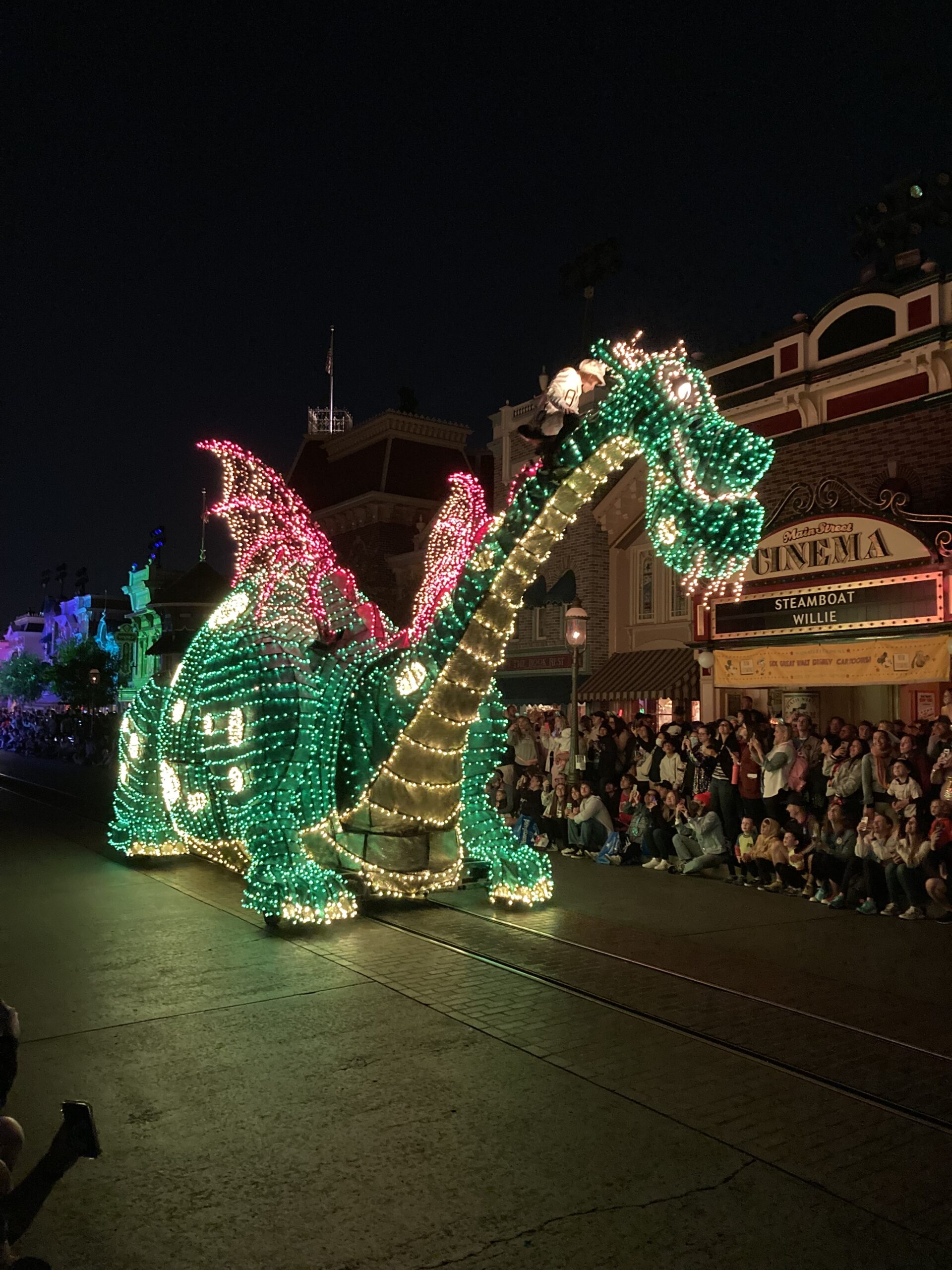 Elliot from Pete's Dragon and the Main Street Electrical Parade