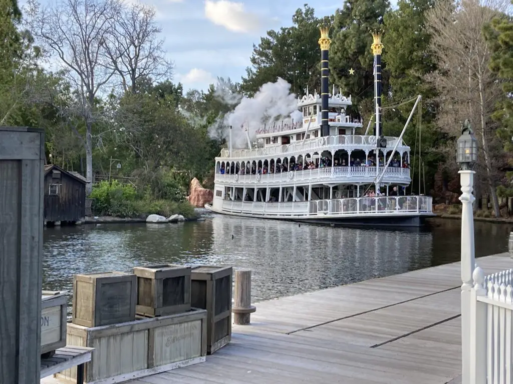Sailing Down the Rivers of America on the Mark Twain Riverboat at Disneyland - 1
