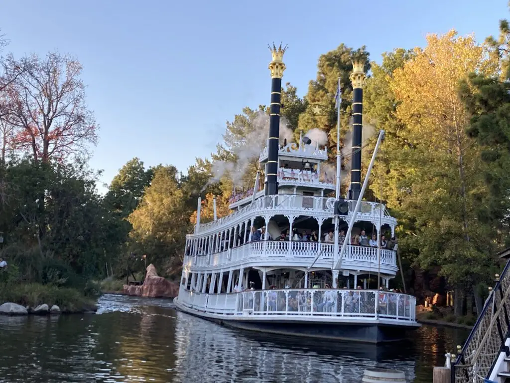 Sailing Down the Rivers of America on the Mark Twain Riverboat at Disneyland - 2