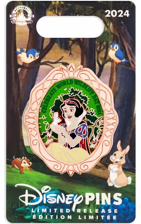 Snow White Pin – World Wildlife Day 2024 – Limited Release