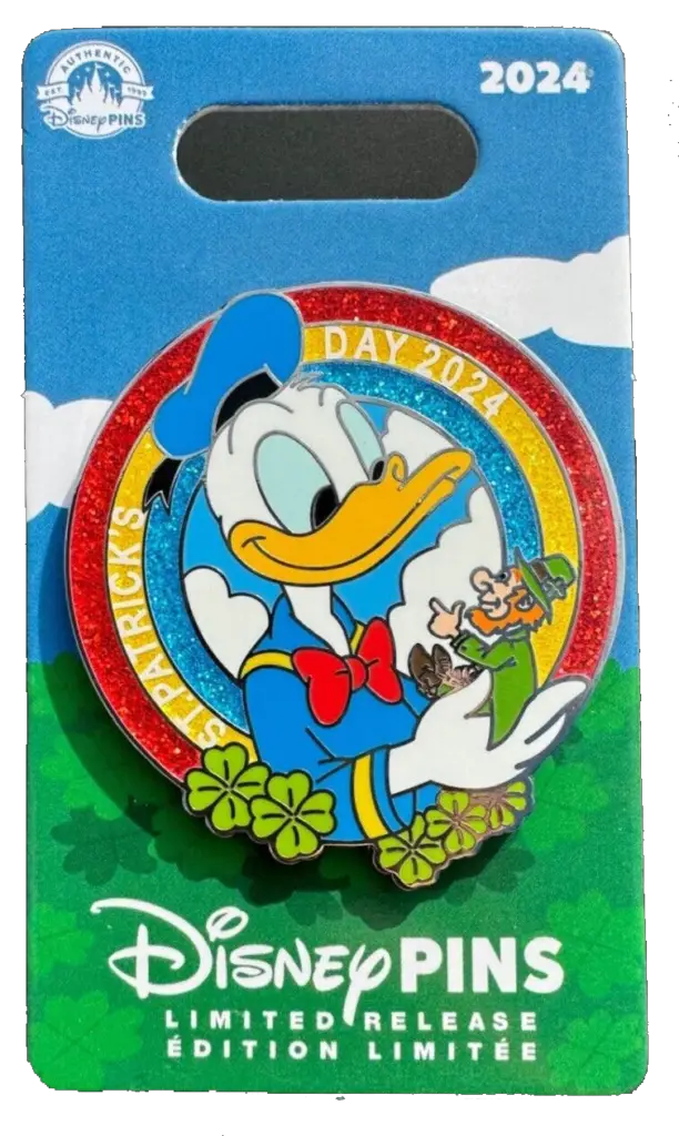 St Patrick’s Day Donald Duck 2024 Pin