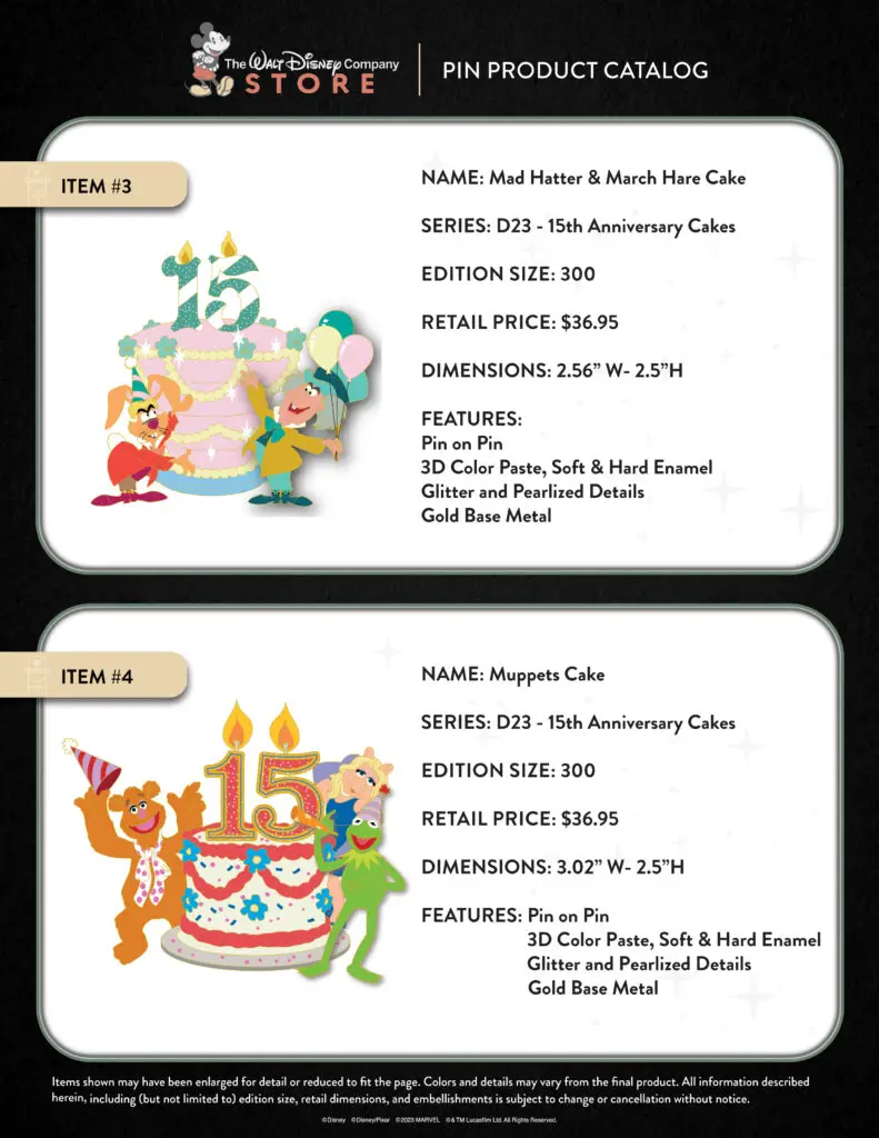 TWDC Store Pin Catalog Page 2