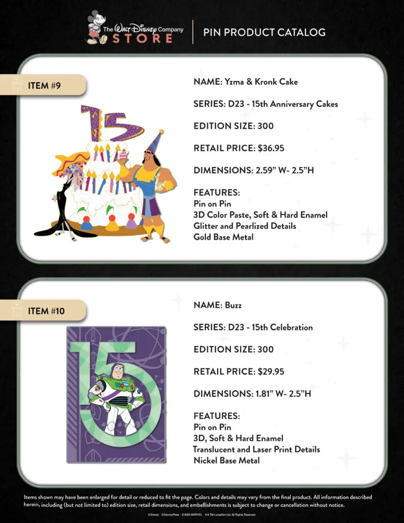 TWDC Store Pin Catalog Page 5