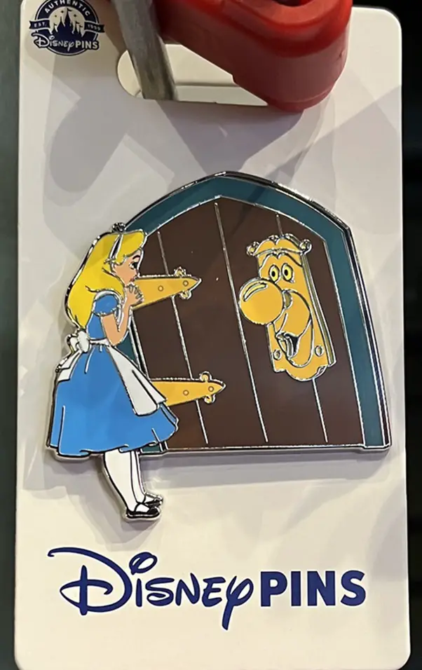 Alice in Wonderland Open Edition Door Knob Pin