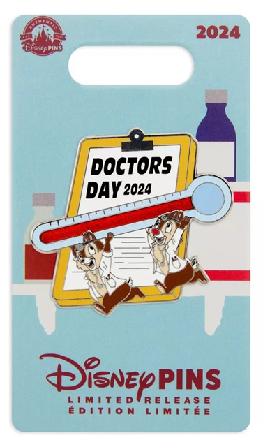 Chip 'n Dale Doctors Day 2024 Pin – Limited Release