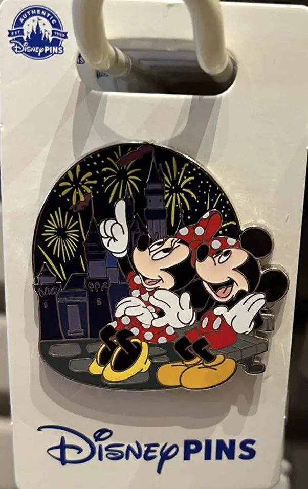 Disney Parks Mickey & Minnie Mouse Fireworks Open Edition Pins - 1