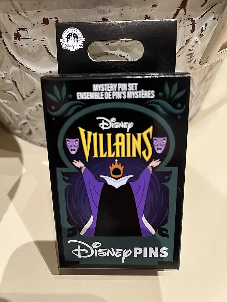 Disney Villains Mystery Blind Box Pin Set-1