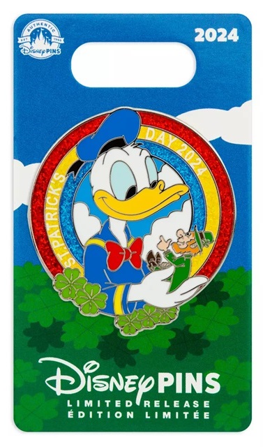 Donald Duck and Patrick Begorra St. Patrick's Day 2024 Pin – Limited Release