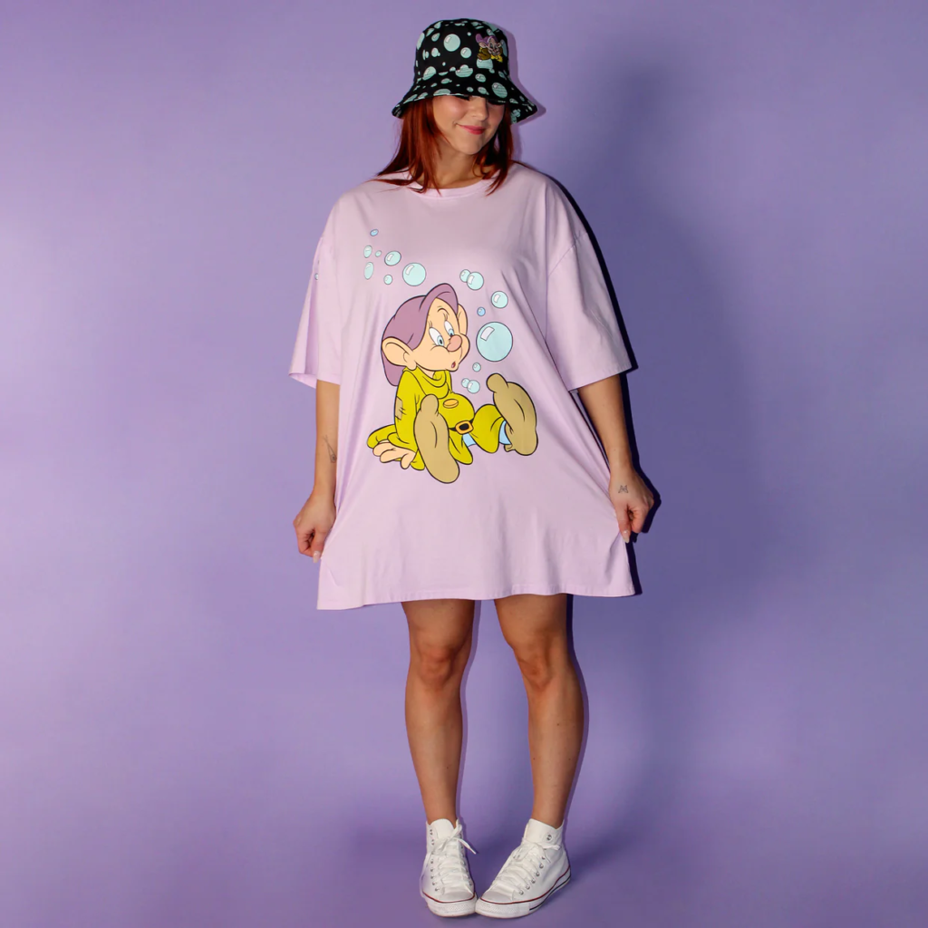 Dopey Bubbles T-Shirt Dress