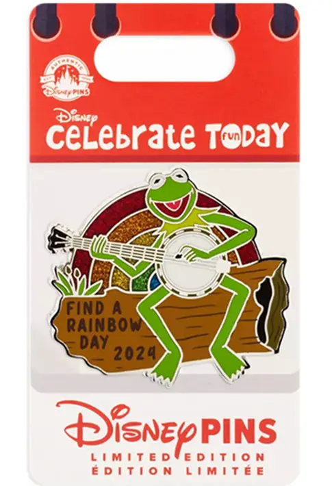 Kermit Find a Rainbow Day 2024 Pin – The Muppets – Limited Edition Released March 19, 2024