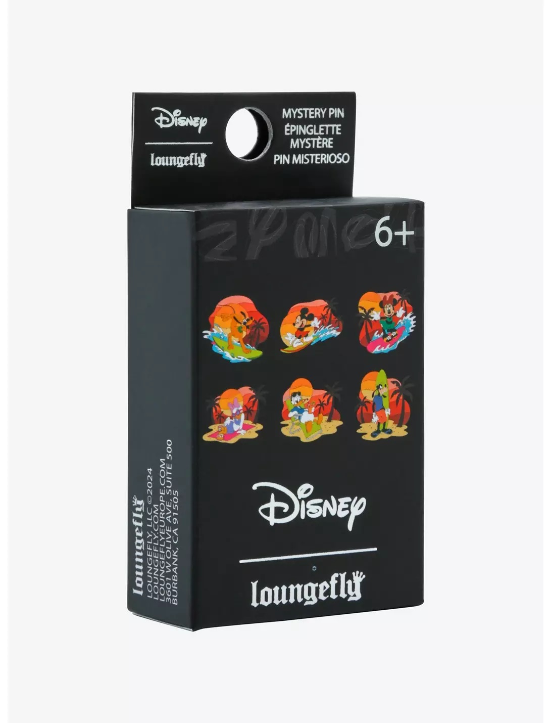 Loungefly Disney Mickey Mouse And Friends Sunset Blind Box Enamel Pin Box