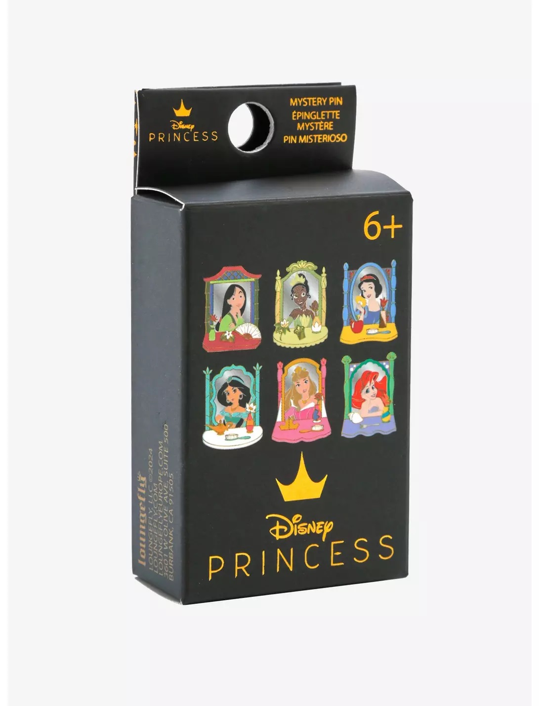 Loungefly Disney Princess Vanity Blind Box Enamel Pin Box