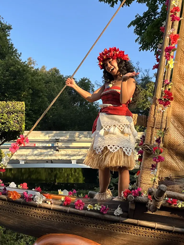 Moana at Disneyland