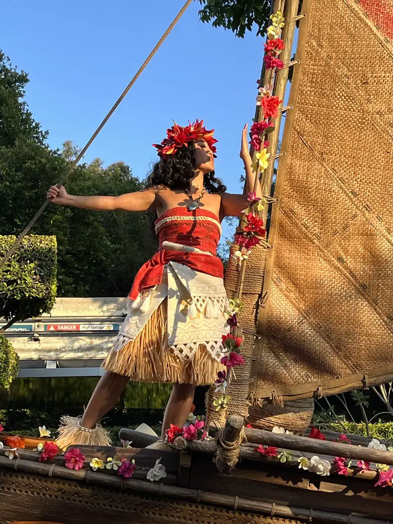 Moana at Disneyland