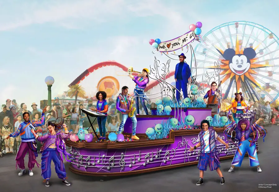 New Better Together A Pixar Pals Celebration Parade Soul Float at Disney California Adventure Park