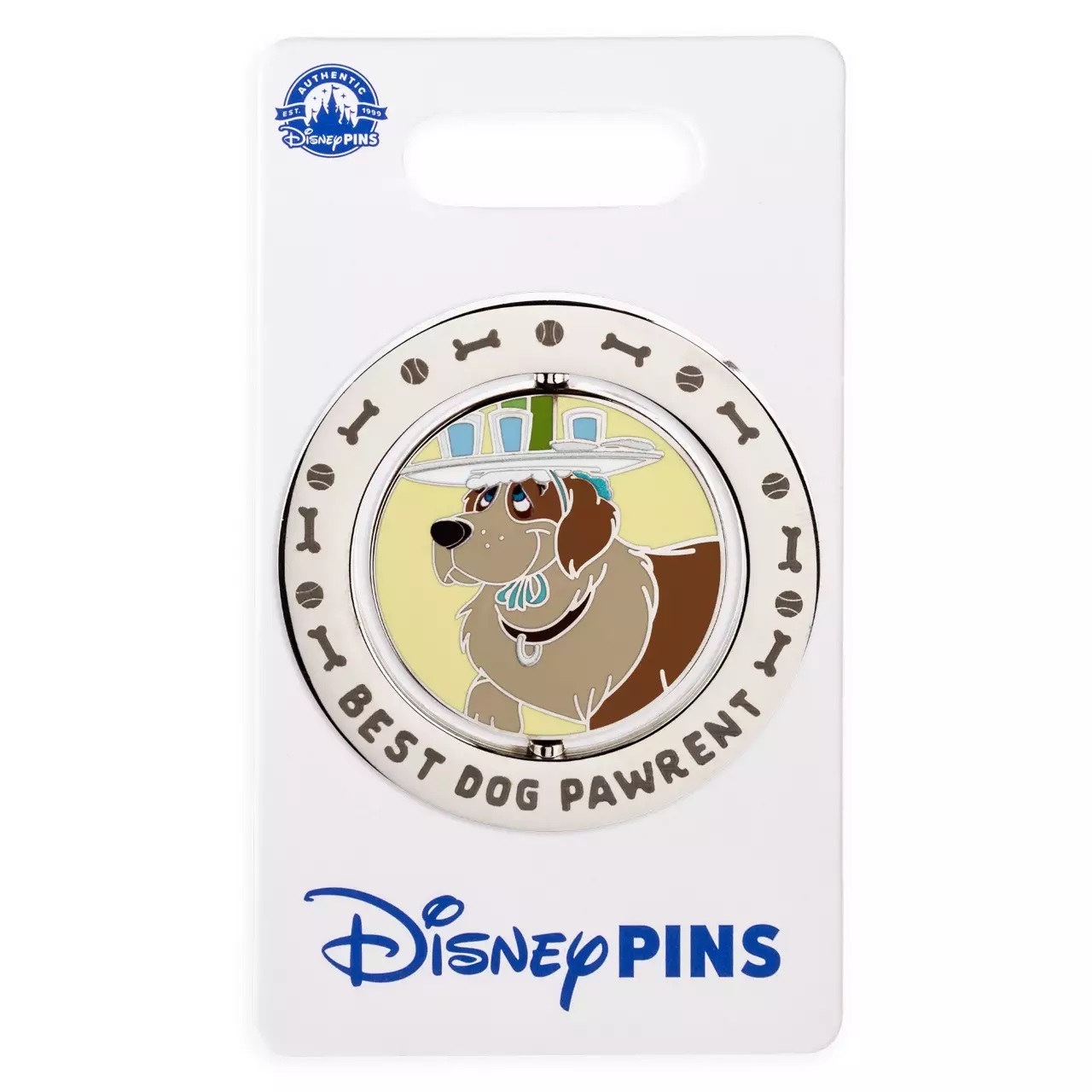 The Darling Family and Nana ''Best Dog Pawrent'' Spinning Pin – Peter Pan