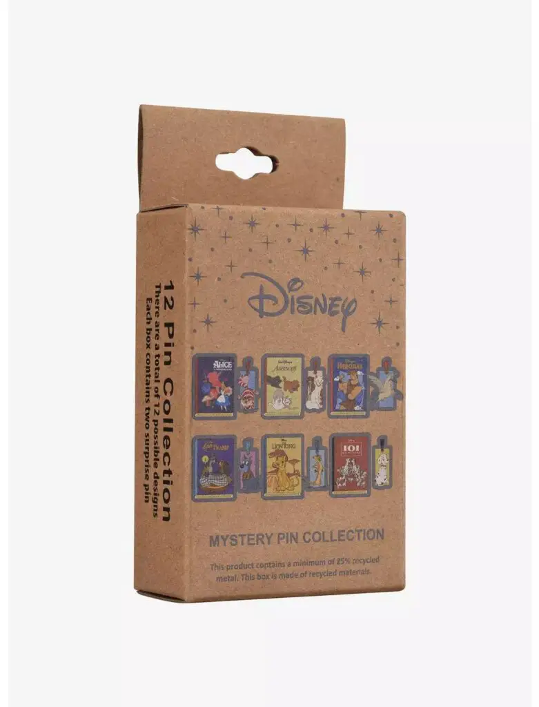 Disney Classics Book and Bookmark Blind Box Enamel Pin Pair — BoxLunch Exclusive Box