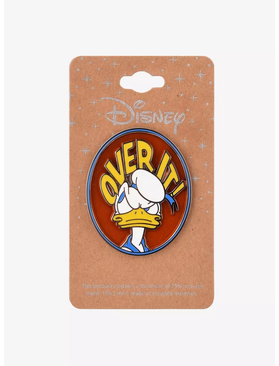 Disney Donald Duck Over It Enamel Pin — BoxLunch Exclusive