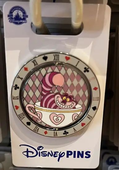 Disney Parks Alice in Wonderland Spinner Open Edition Pins - 2a