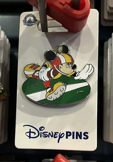 Disney Parks Mickey Mouse Football Open Edition Pins - 4