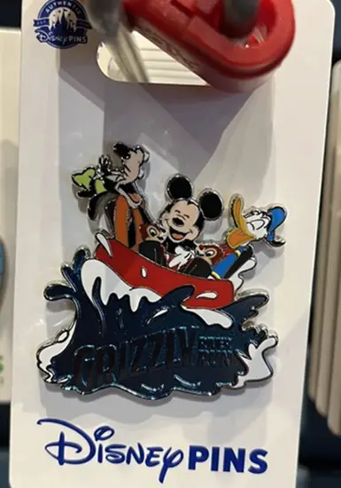 Disney Parks Mickey Mouse Grizzly River Rapids Open Edition Pins - 4