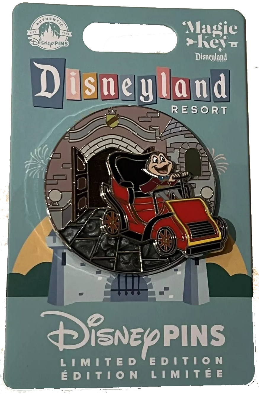 Disneyland Mr. Toad's Wild Ride Magic Key Exclusive Pin