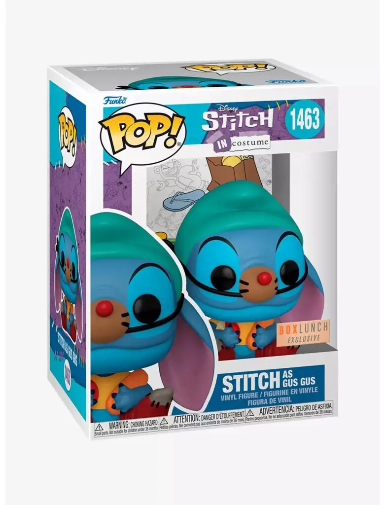 Funko Pop! Disney Stitch as Gus Gus Vinyl Figure — BoxLunch Exclusive - Front of Box