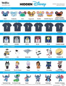 Hidden Disney 2024 Pins Preview Sheet | Disney Mouseketeer