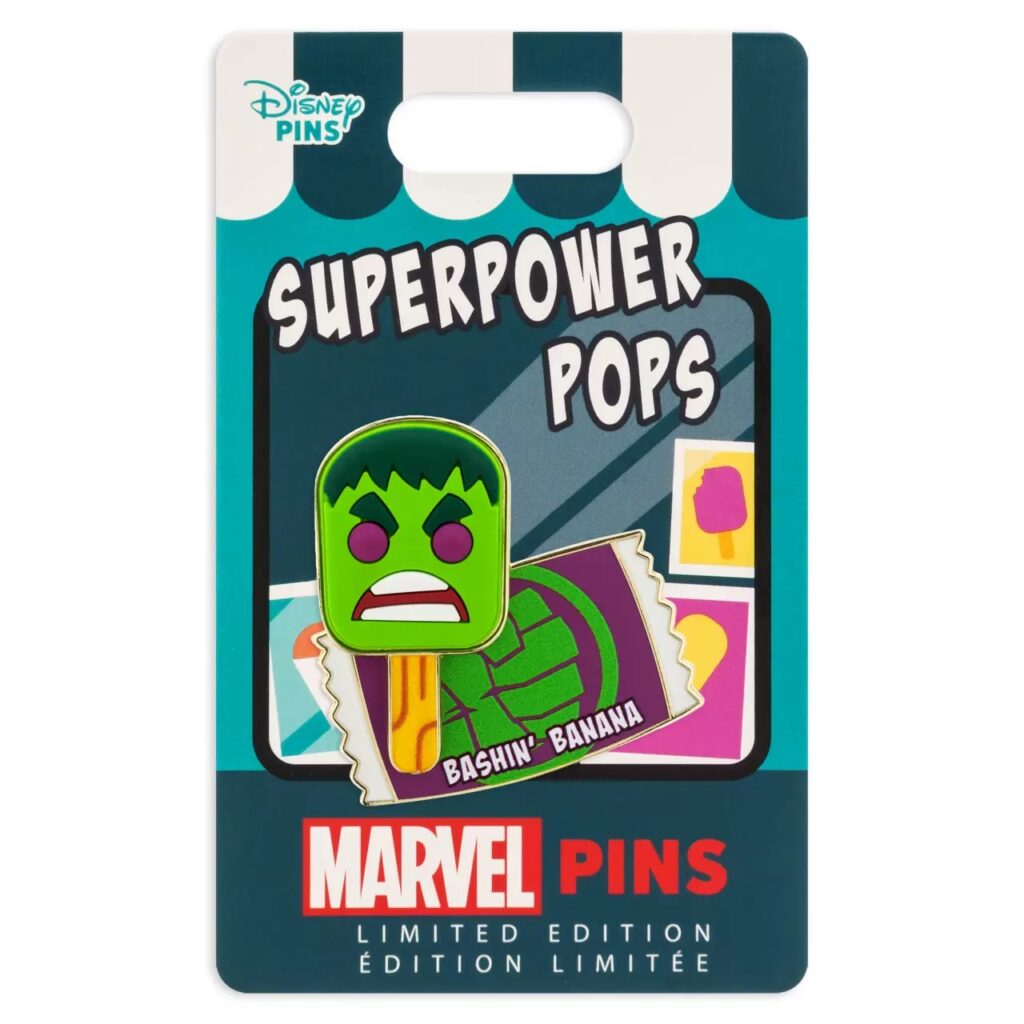 Hulk Bashin' Banana Superpower Pops Pin – Limited Edition – April