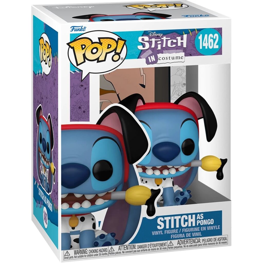 Lilo & Stitch Costume Stitch as Pongo Funko Pop! Vinyl Figure #1462 Box Front