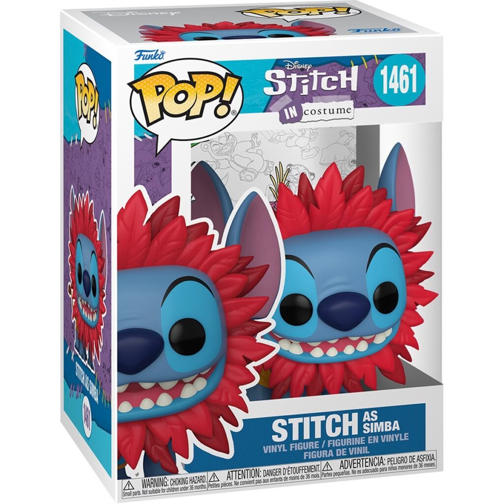 Lilo & Stitch Costume Stitch as Simba Funko Pop! Vinyl Figure #1461 Box Front