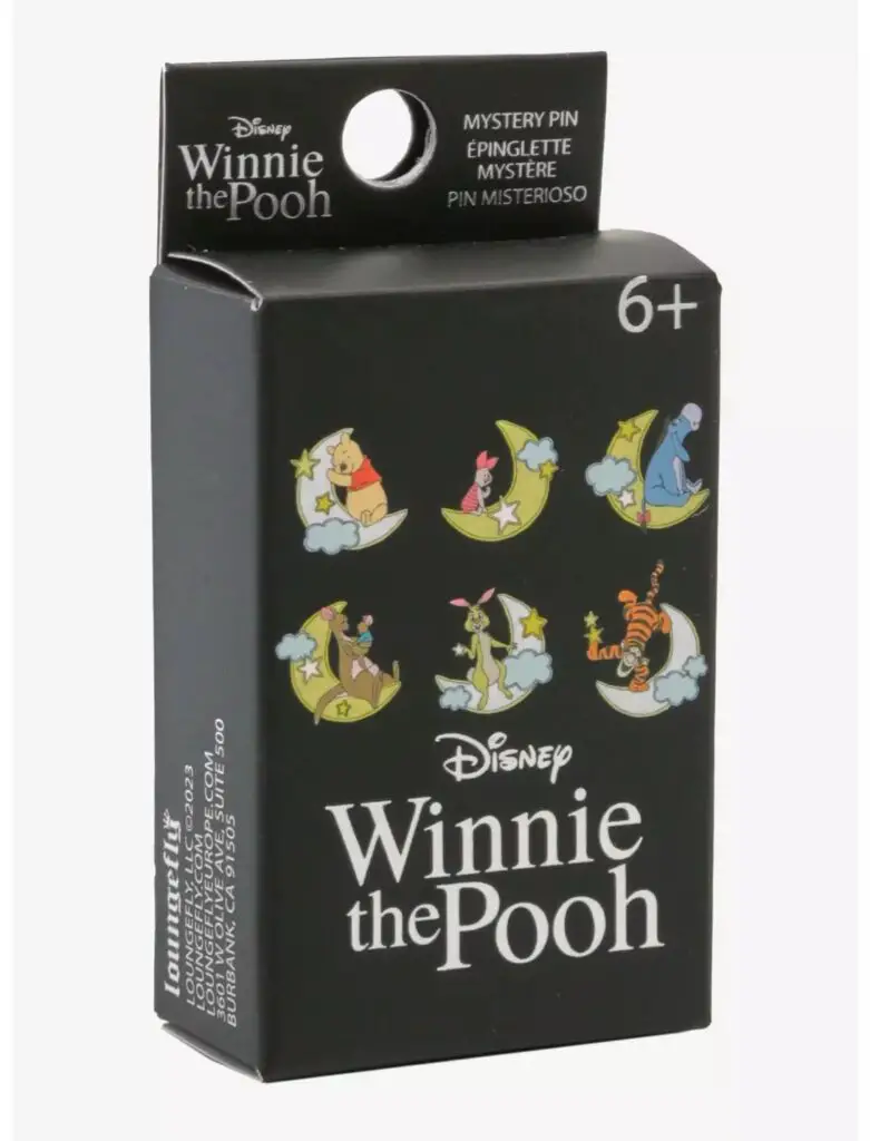 Loungefly Disney Winnie The Pooh Moon & Stars Blind Box Enamel Pin - Box Image